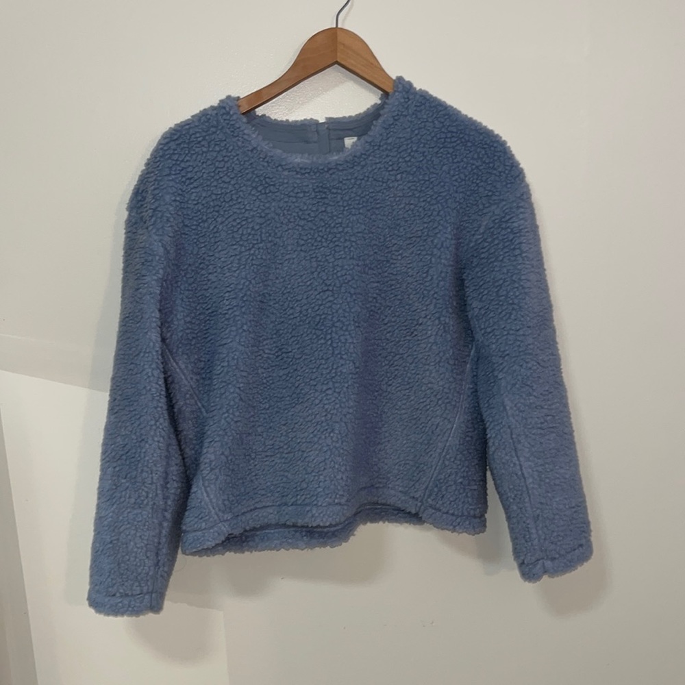 Lululemon Light Blue Fleece Sherpa Pullover